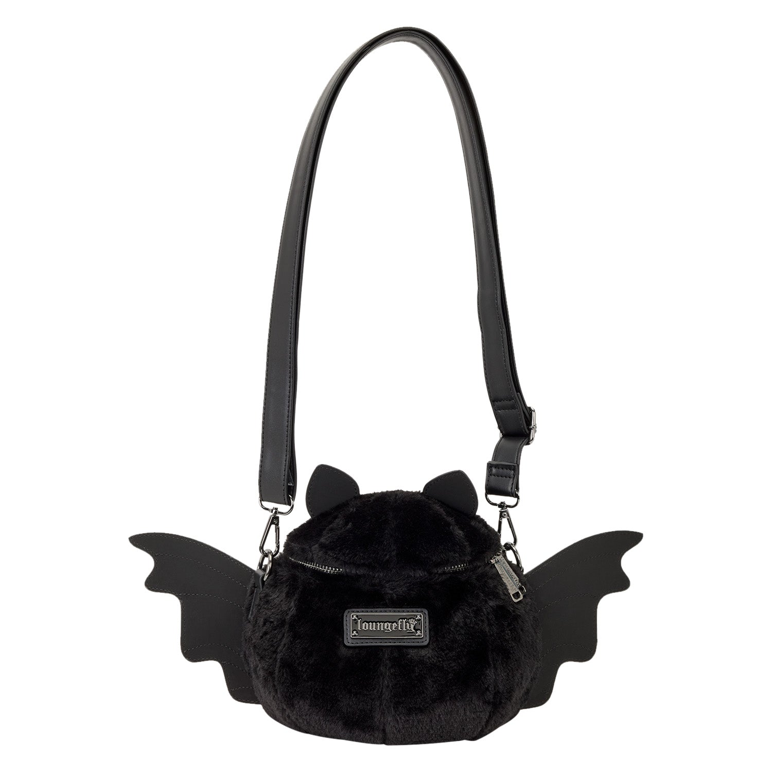 Loungefly Plush Bat Figural Crossbody Bag