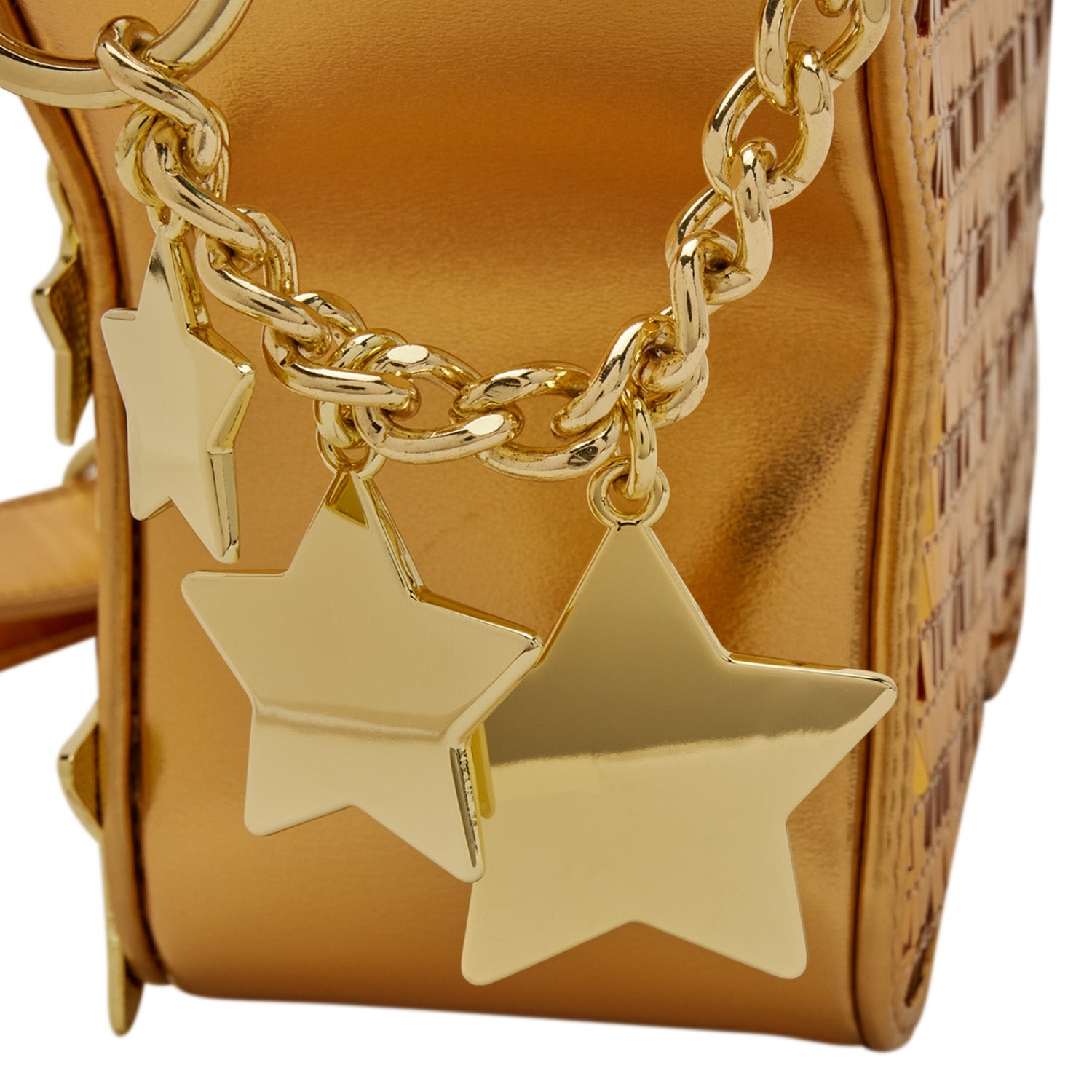 Figural Gold Star Sequin Crossbody Bag 5
