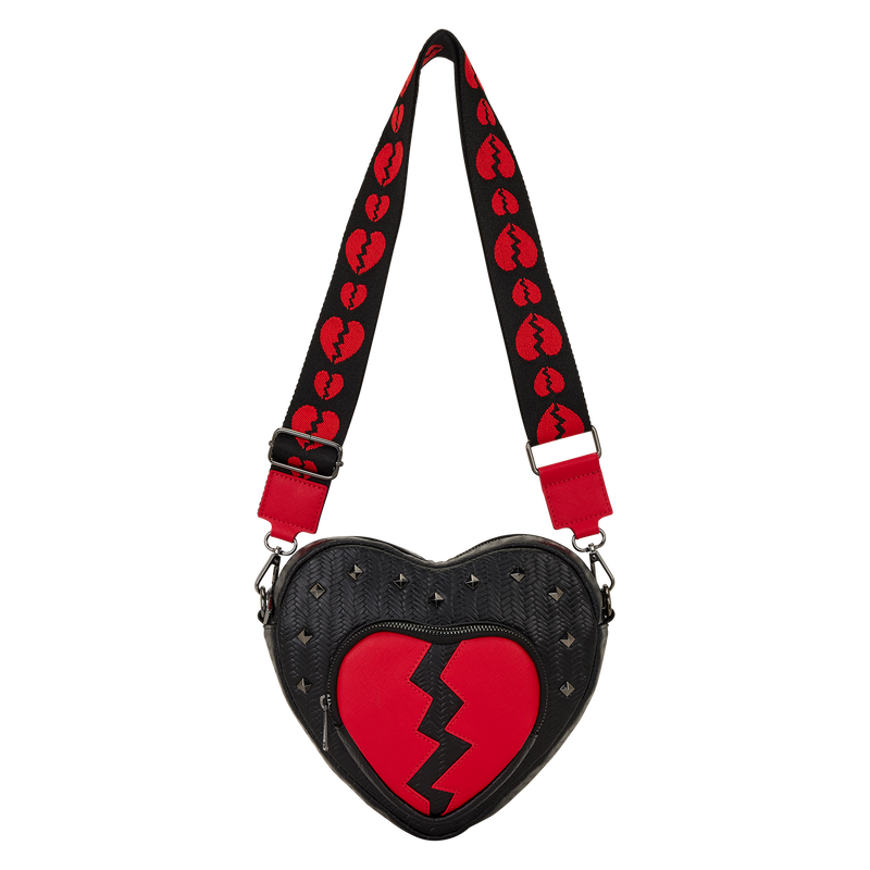 Broken Heart Figural Crossbody Bag