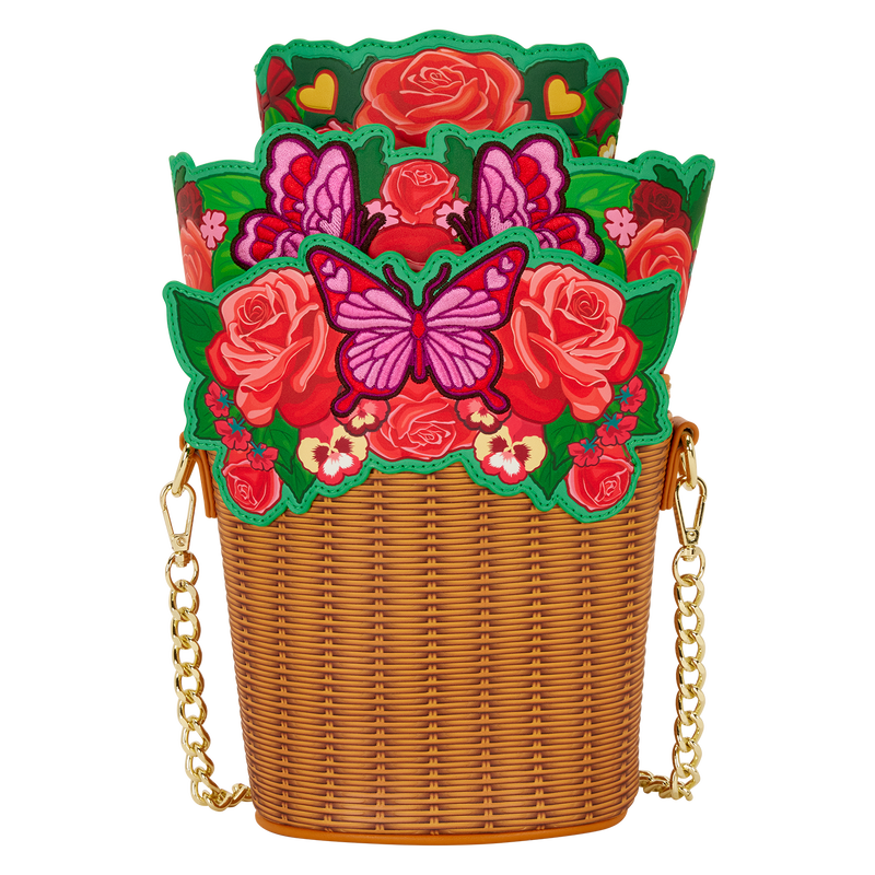 Flower Basket Figural Crossbody