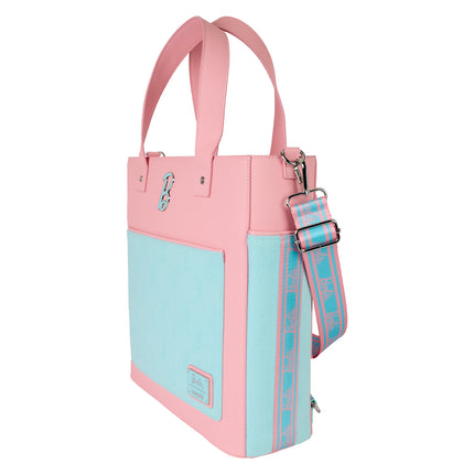 Classic Barbie Terry Cloth Convertible Backpack & Tote Crossbody Bag