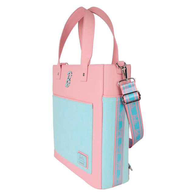 Classic Barbie Terry Cloth Convertible Backpack & Tote Crossbody Bag