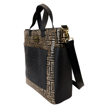 Marvel 85th Anniversary All-Over Print Logo Convertible Backpack & Tote Crossbody Bag