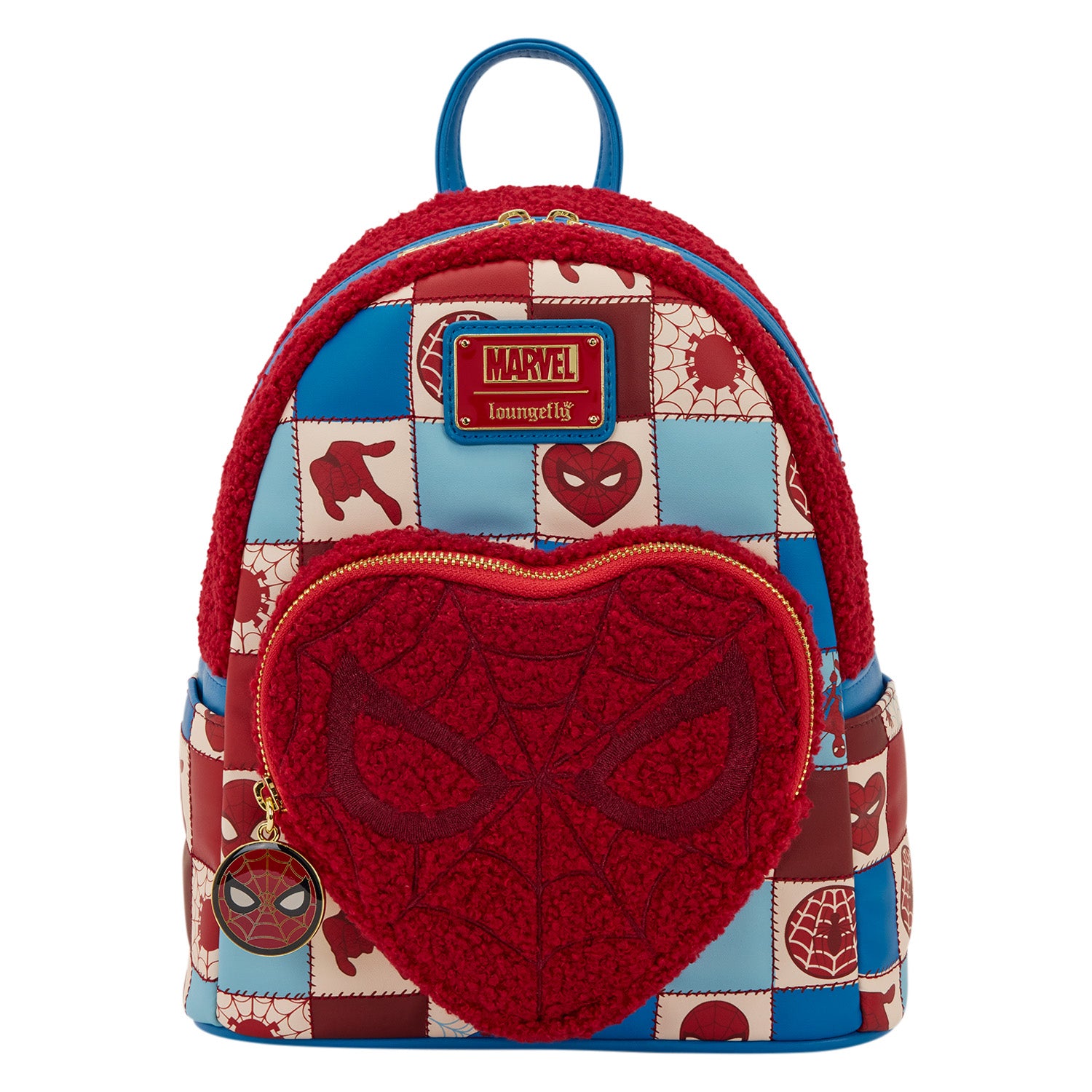 Spider-Man Sherpa Heart Mini Backpack