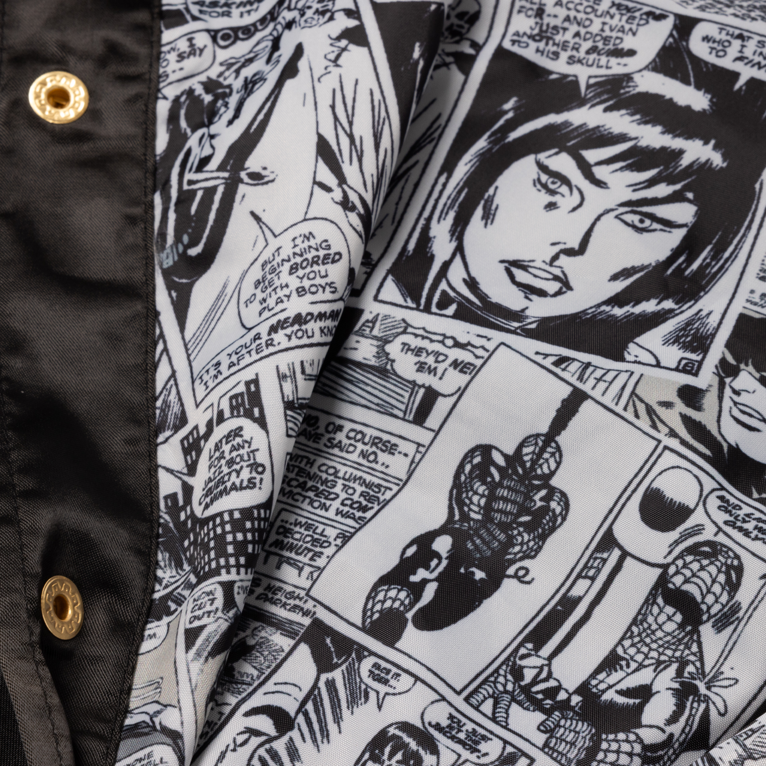 LF MARVEL 85TH ANNIVERSARY SATIN BOMBER JACKET 6