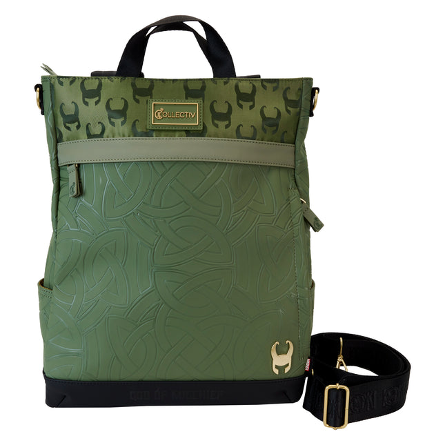 Marvel Loki The Creativ Loungefly Collectiv Convertible Tote Bag