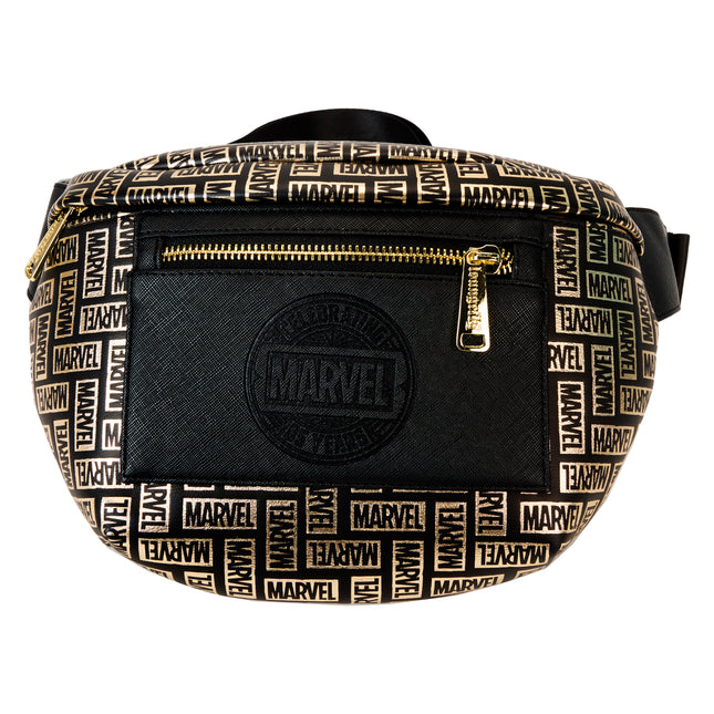 Marvel 85th Anniversary All-Over Print Logo Convertible Belt Bag