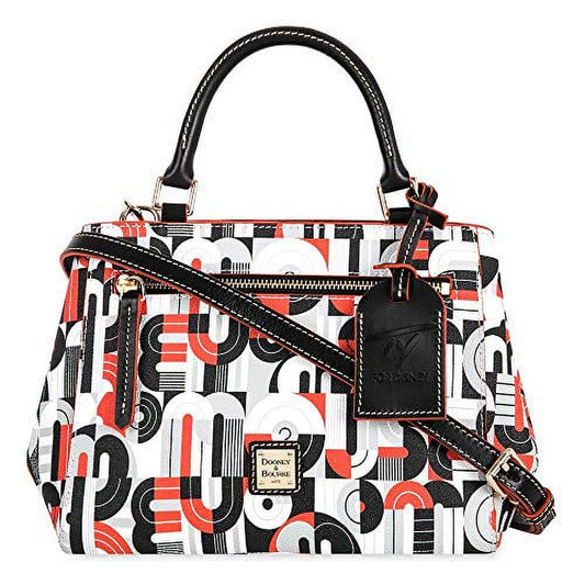 Disney Dooney & Bourke Mickey and Minnie Mouse Geometric Satchel