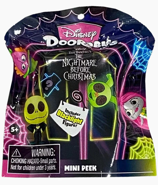 Just Play Disney Doorables Nightmare Before Christmas Blacklight Figure Blind Bag