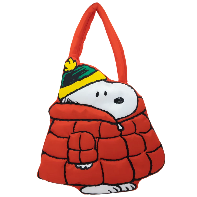 Peanuts Snoopy Oversized Puffer Jacket Tote Bag