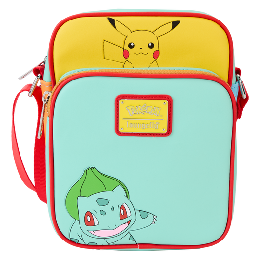 Pokémon Color Block Starters Crossbody Bag