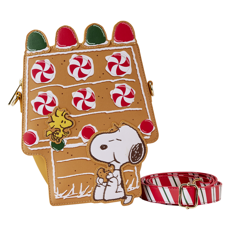 Peanuts Snoopy Gingerbread House Scented Crossbody Bag