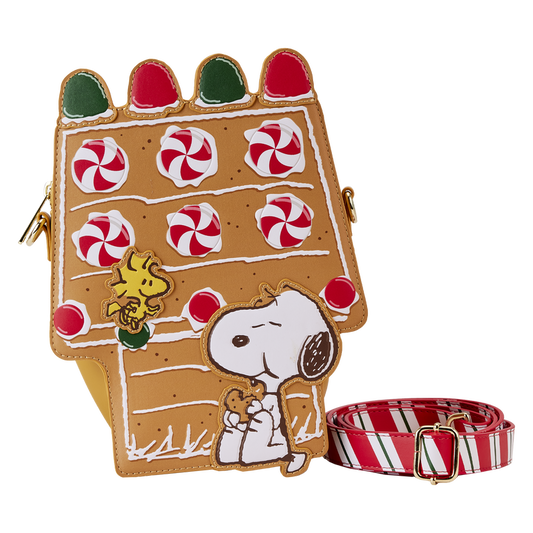 Peanuts Snoopy Gingerbread House Scented Crossbody Bag