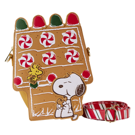Peanuts Snoopy Gingerbread House Scented Crossbody Bag