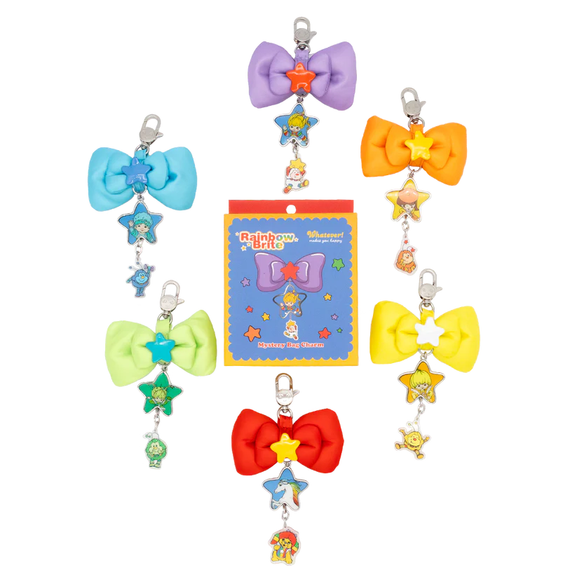 Rainbow Brite Mystery Box Puffy Bow Bag Charms