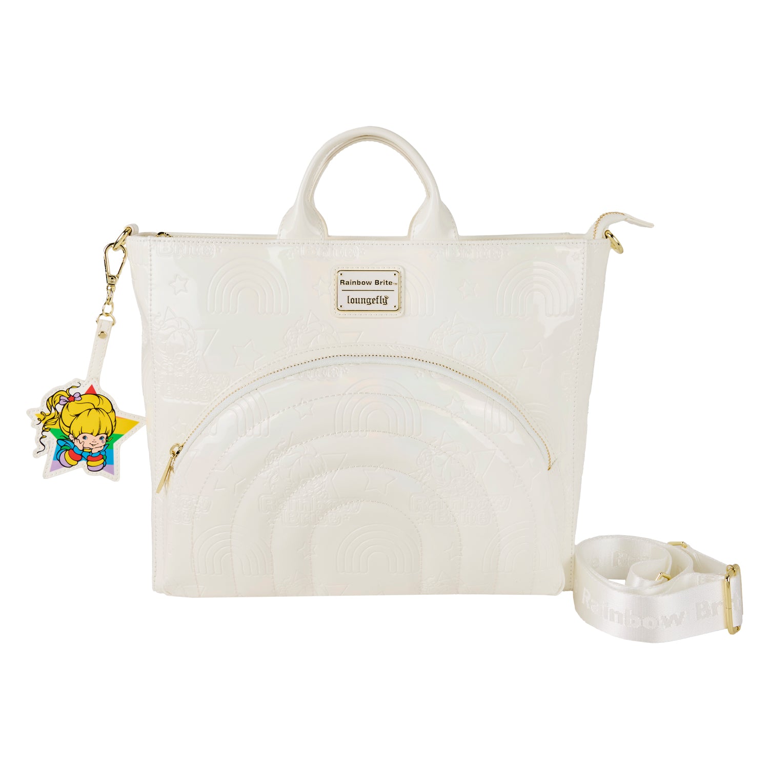 Rainbow Brite Irridescent Tote