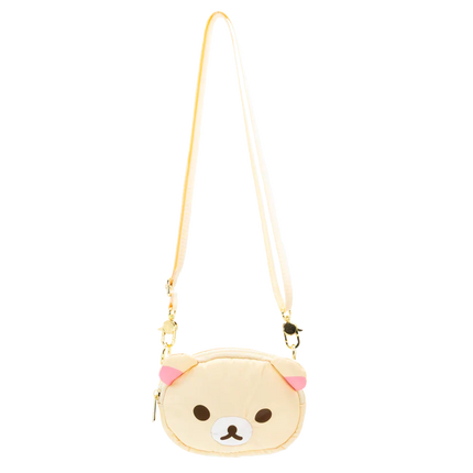 Rilakkuma Kirolakkuma Padded Nylon Mini Crossbody Bag