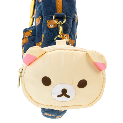 Rilakkuma Kirolakkuma Padded Nylon Mini Crossbody Bag