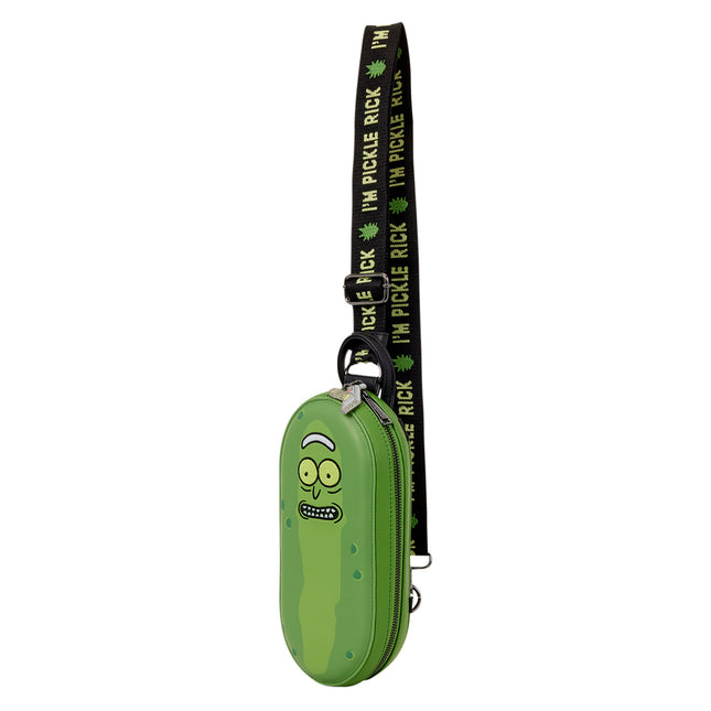 Cartoon Network Rick and Morty Pickle Rick Sling Crossbody Bag