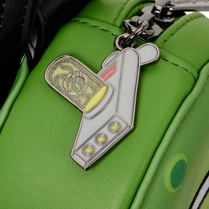 Cartoon Network Rick and Morty Pickle Rick Sling Crossbody Bag
