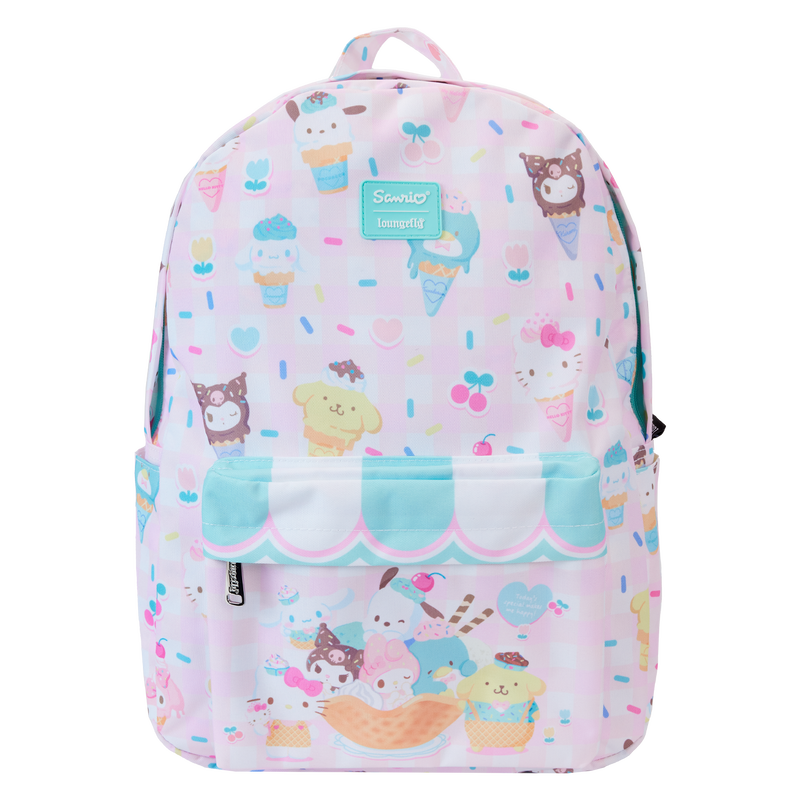 Sanrio Hello Kitty & Friends Sweets All-Over Print Nylon Full-Size Backpack