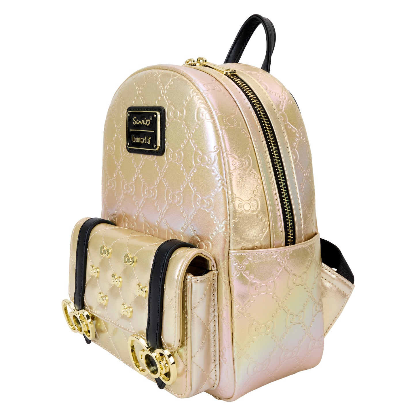 LF SANRIO 50TH ANNIVERSARY METALLIC GOLD MINI BACKPACK