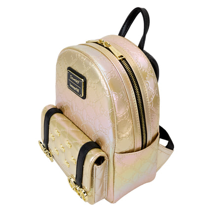 Sanrio Hello Kitty 50th Anniversary Metallic Gold Mini Backpack