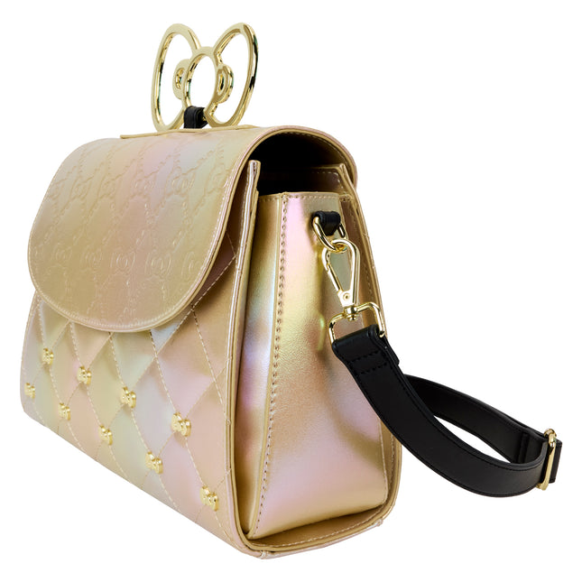 Sanrio Hello Kitty 50th Anniversary Metallic Gold Crossbody Bag