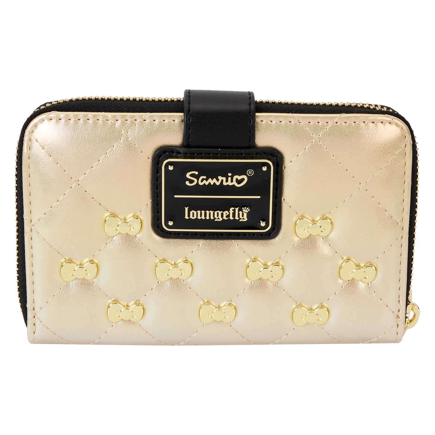 LF SANRIO 50TH ANNIVERSARY GOLD ZIP AROUND WALLET