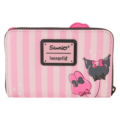 LF SANRIO MY MELODY AND KUROMI ZIP AROUND WALLET
