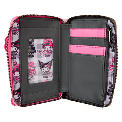 LF SANRIO MY MELODY AND KUROMI ZIP AROUND WALLET