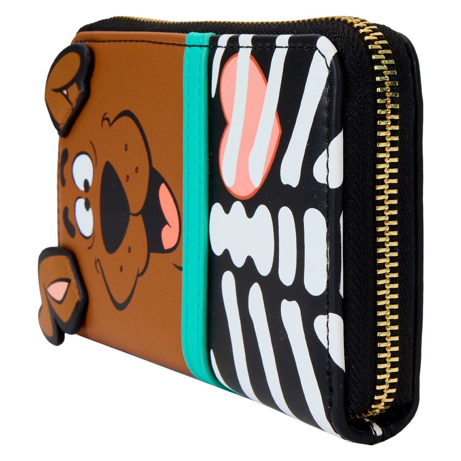 Scooby Doo LF SCOOBY DOO SKELETON SCOOBY COSPLAY ZIP WAROUND WALLET 3