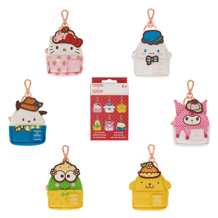 Sanrio Hello Kitty & Friends x Strawberry Shortcake Cosplay Mystery Mini Backpack Keychain Charm
