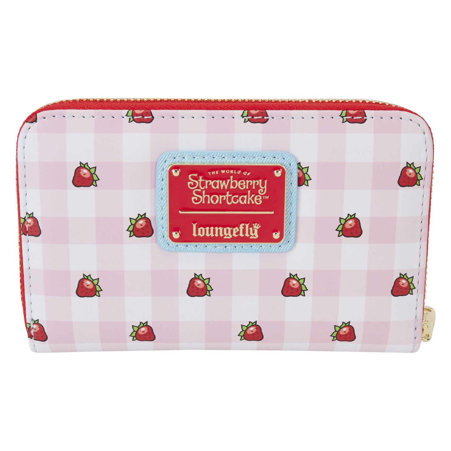 Strawberry Shortcake Denim Zip Around Wallet