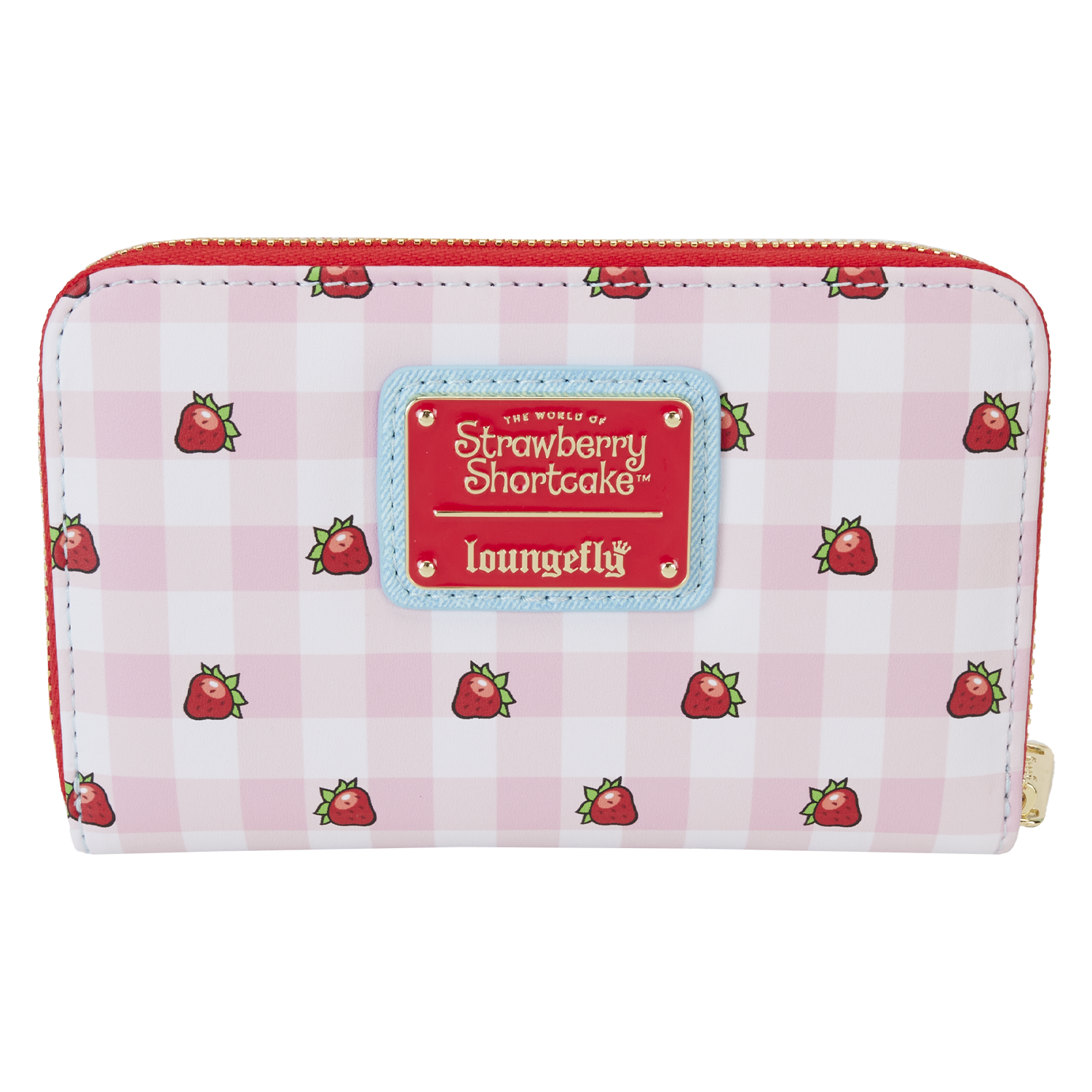 Strawberry Shortcake Denim Zip Around Wallet 3