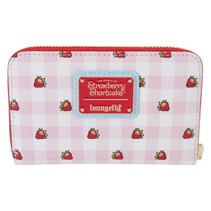 Strawberry Shortcake Denim Zip Around Wallet