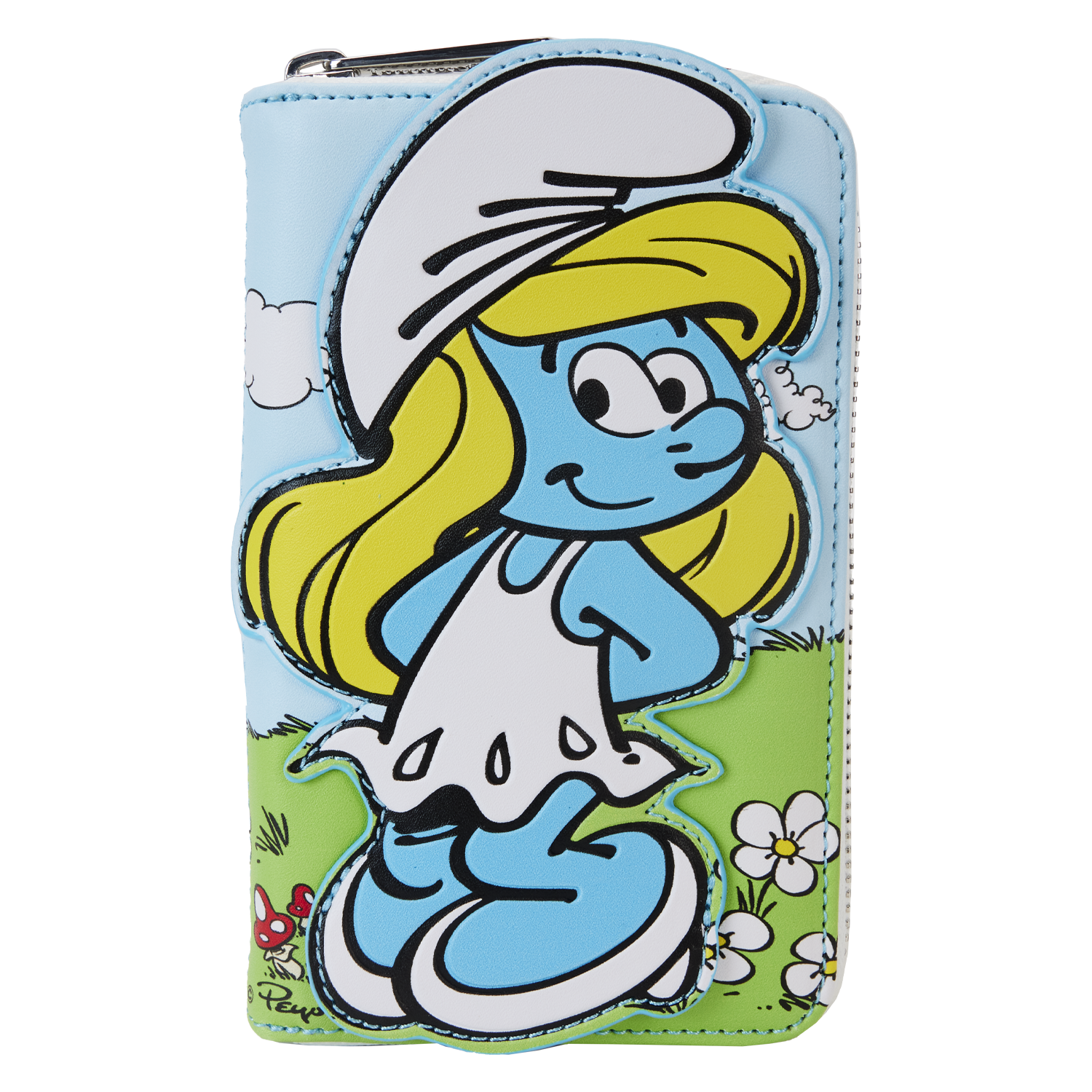 The Smurfs Smurfette Cosplay Zip Around Wallet