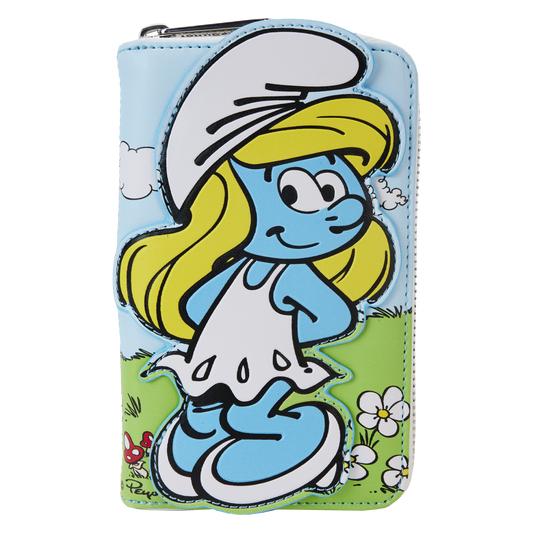 The Smurfs Smurfette Cosplay Zip Around Wallet