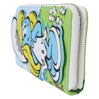 The Smurfs Smurfette Cosplay Zip Around Wallet