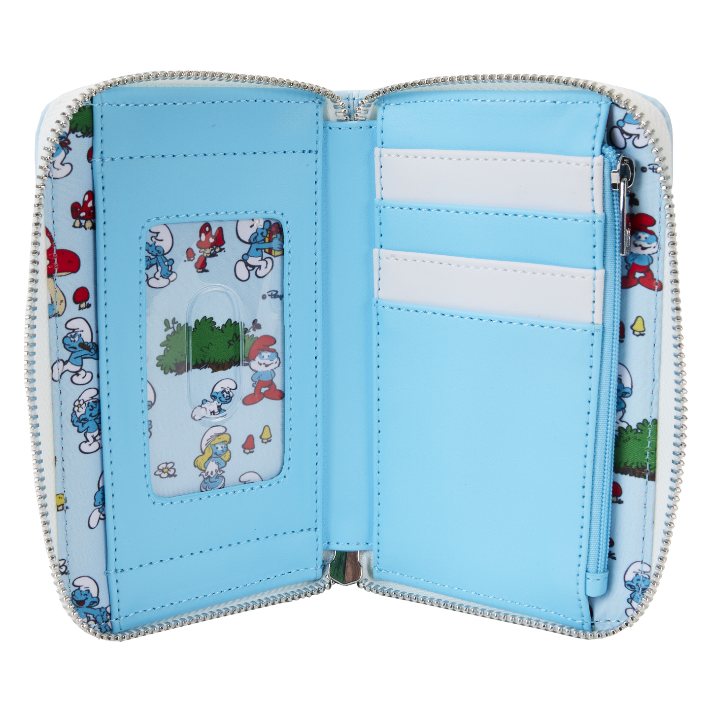 The Smurfs Smurfette Cosplay Zip Around Wallet