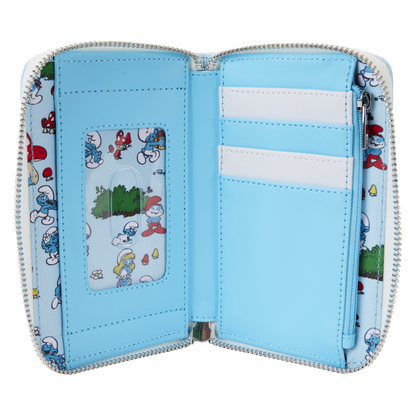 The Smurfs Smurfette Cosplay Zip Around Wallet