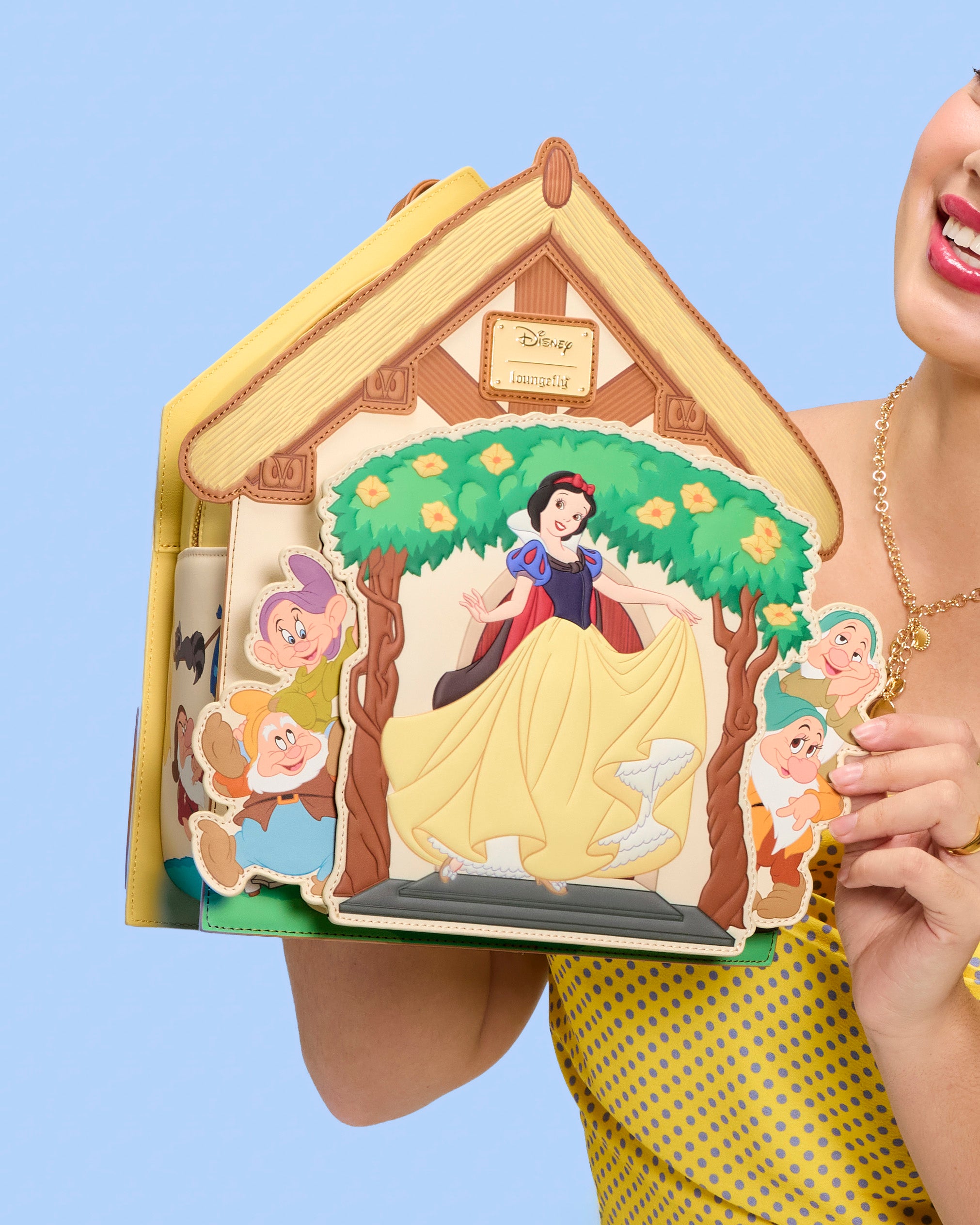 Snow White Cottage Mini Backpack
