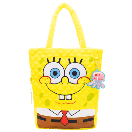 SpongeBob Quilted Nylon Oversized Tote Bag