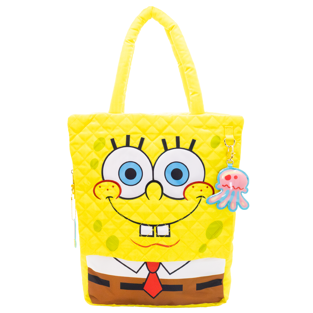 SpongeBob Quilted Nylon Oversized Tote Bag