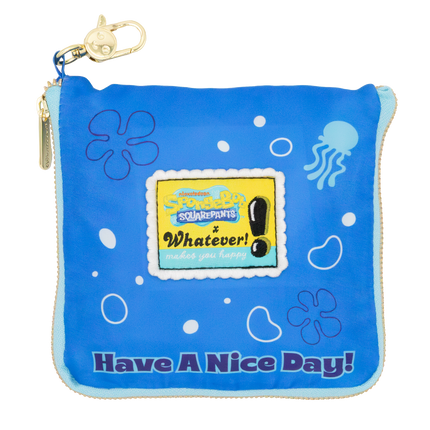 SpongeBob Barg N-Mart Reusable Collapsible Shopping Tote Bag