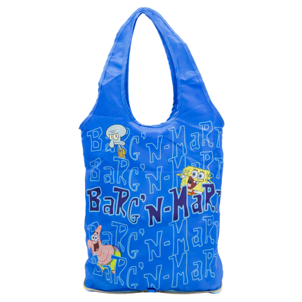 SpongeBob Barg N-Mart Reusable Collapsible Shopping Tote Bag