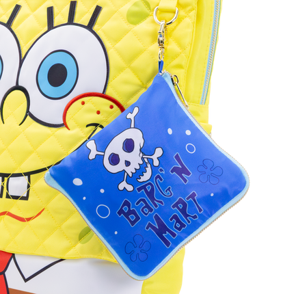 SpongeBob Barg N-Mart Reusable Collapsible Shopping Tote Bag