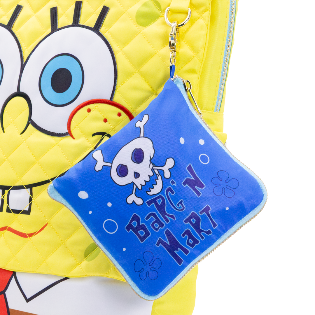 SpongeBob Barg N-Mart Reusable Collapsible Shopping Tote Bag 5