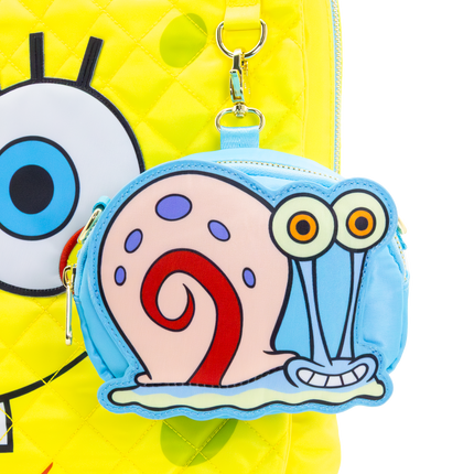 SpongeBob Gary Padded Nylon Mini Crossbody Bag