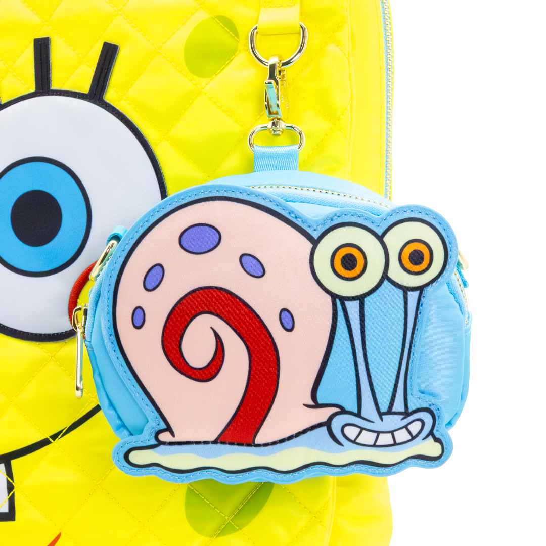 SpongeBob Gary Padded Nylon Mini Crossbody Bag 4